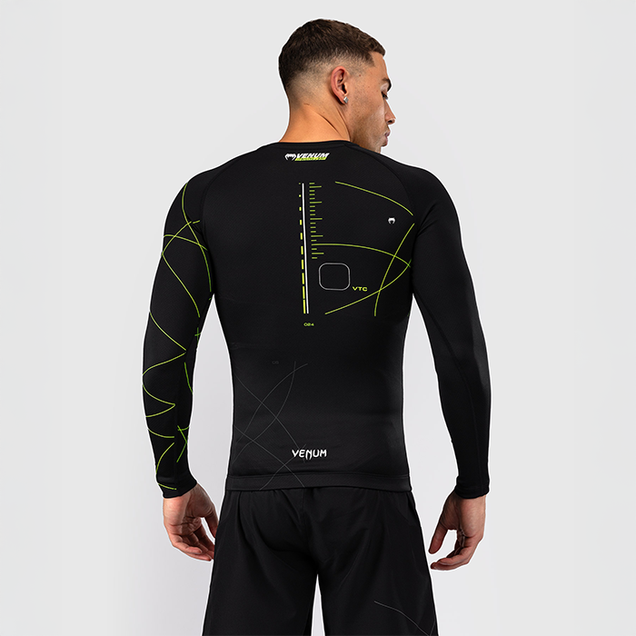 Training Camp 4.0 Rashguard L&aring;ng&auml;rmad Svart Gr&ouml;n