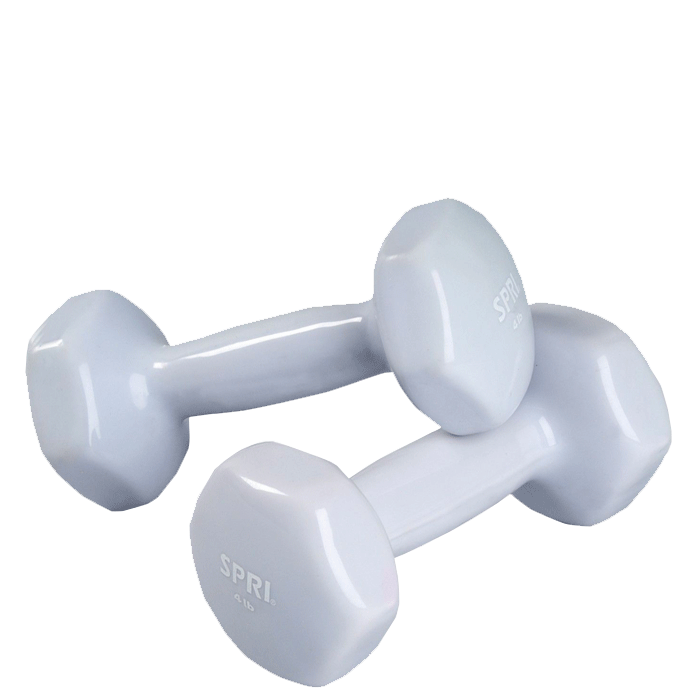 Läs mer om Dumbbells Vinyl, pair - 1,8 kg