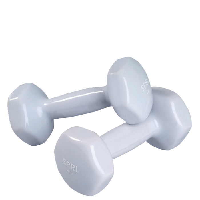 Dumbbells Vinyl pair – 18 kg