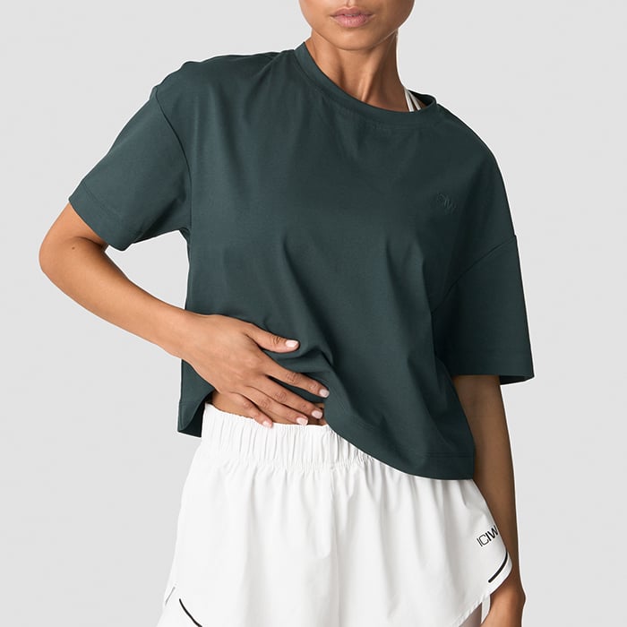 Everyday Cropped T-shirt Grön