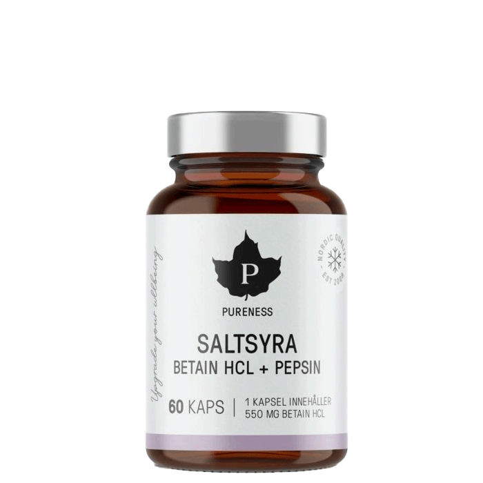 Pureness Beteine HCL -saltsyra 60 caps