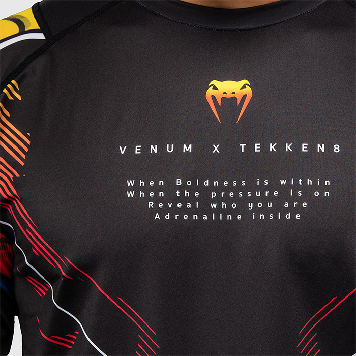 Venum x TEKKEN 8 Dry-Tech T-shirt Yoshimitsu Svart Orange