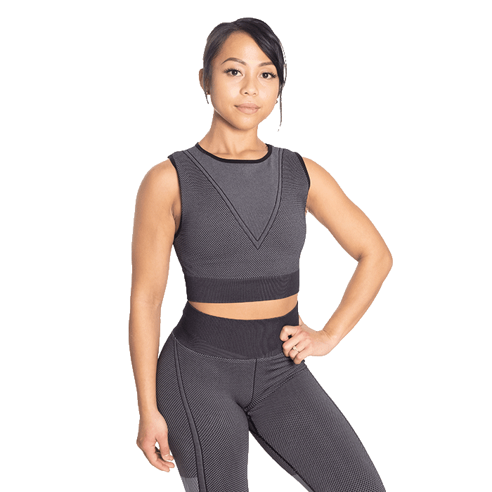 Roxy Seamless Top Black/Grey