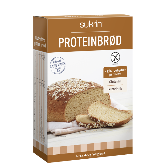 SUKRIN Protein Brödmix Glutenfri 220 g