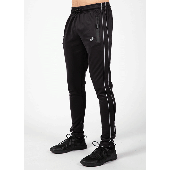 Wenden Track Pants, Black/White
