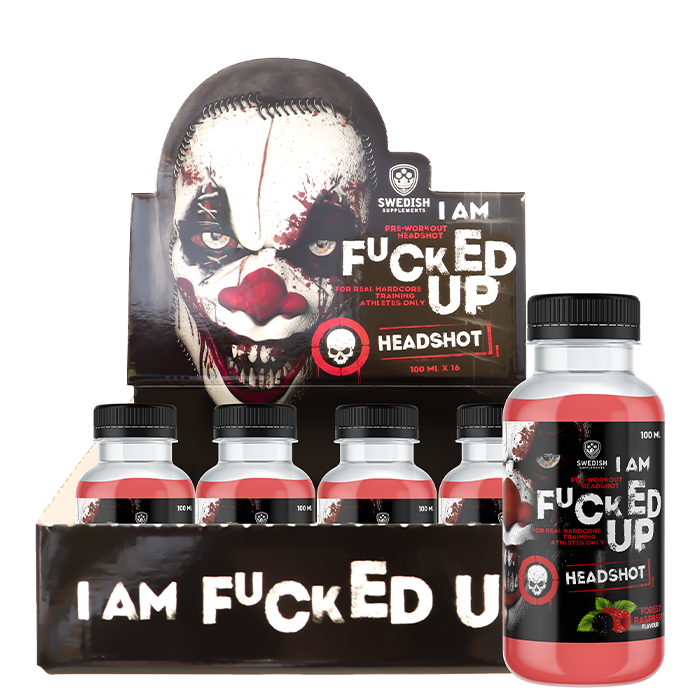 Swedish Supplements 16 x F-cked Up PWO Shot 100 ml