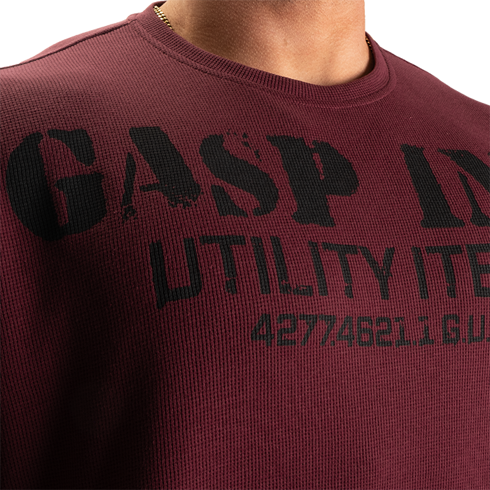 Iron Thermal Tee, Maroon