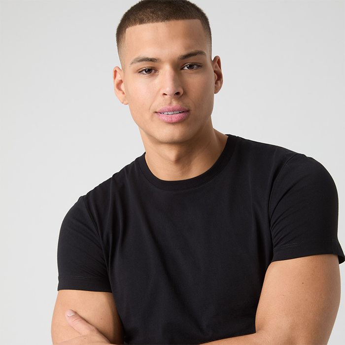 Centre T‑shirt Svart