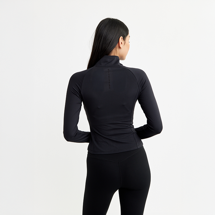 Zip Cardigan Svart
