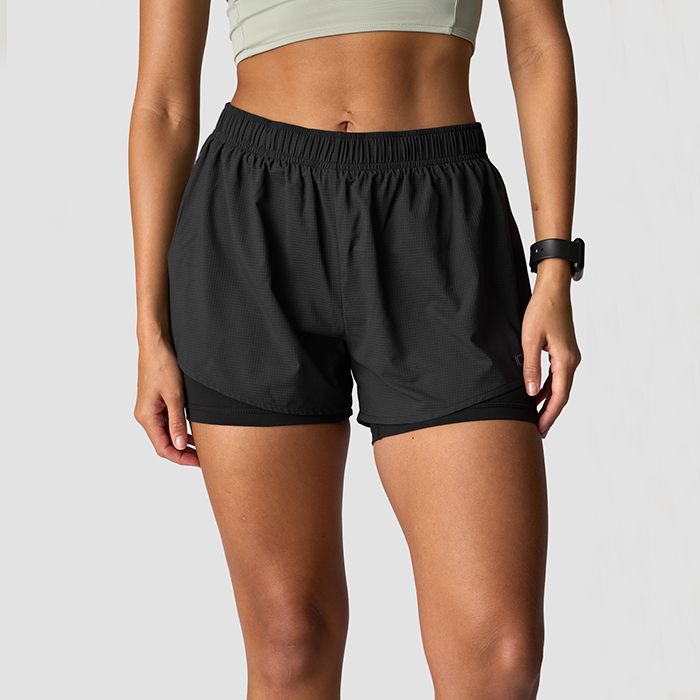 ICANIWILL Mirage 2-in-1 Shorts Wmn Black