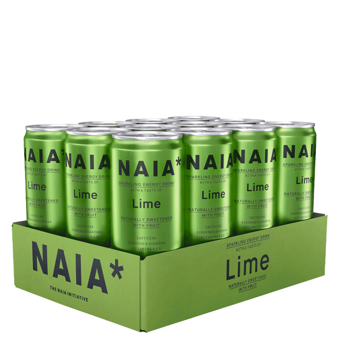 Bild av 12 x NAIA Energy Drink, 330 ml
