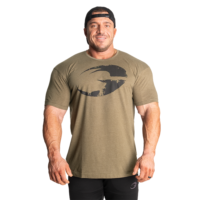 Läs mer om Cadet Tee, Army Green Melange