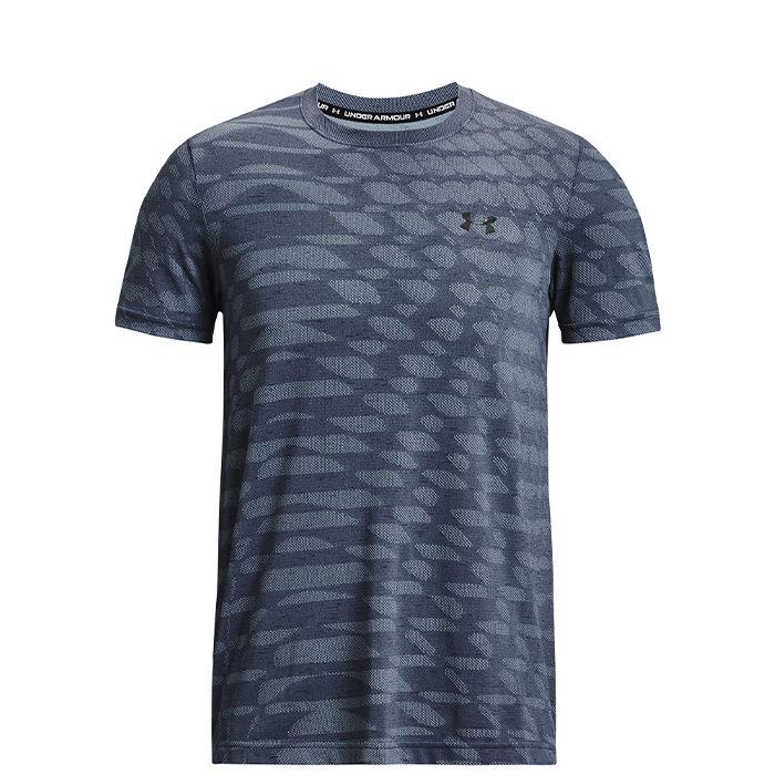 Under Armour UA Seamless Ripple SS Downpour Gray