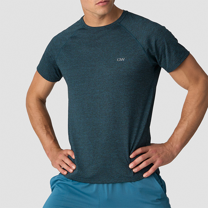 Träning Mesh T-shirt Mörkgrön