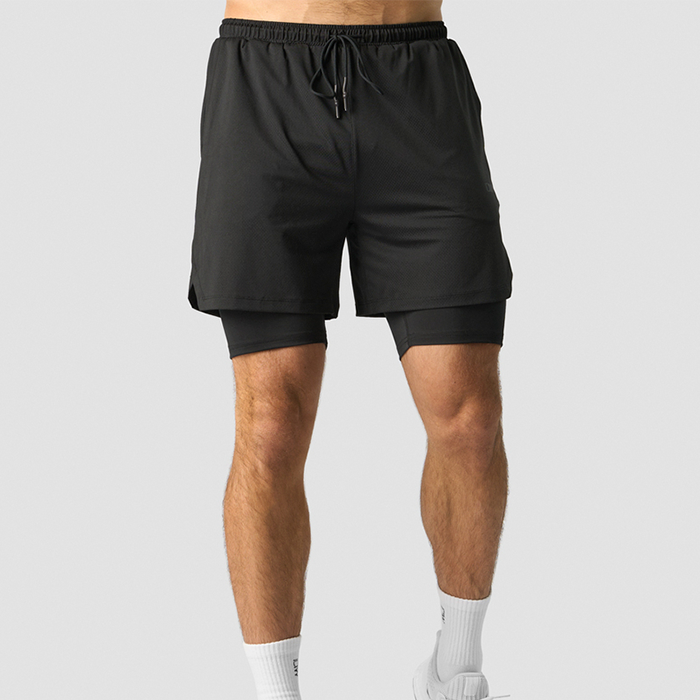 ICANIWILL Stride 2-in-1 Shorts Black