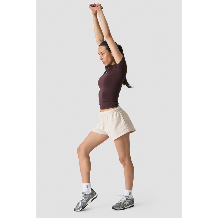 Smooth Seamless T-shirt Brun