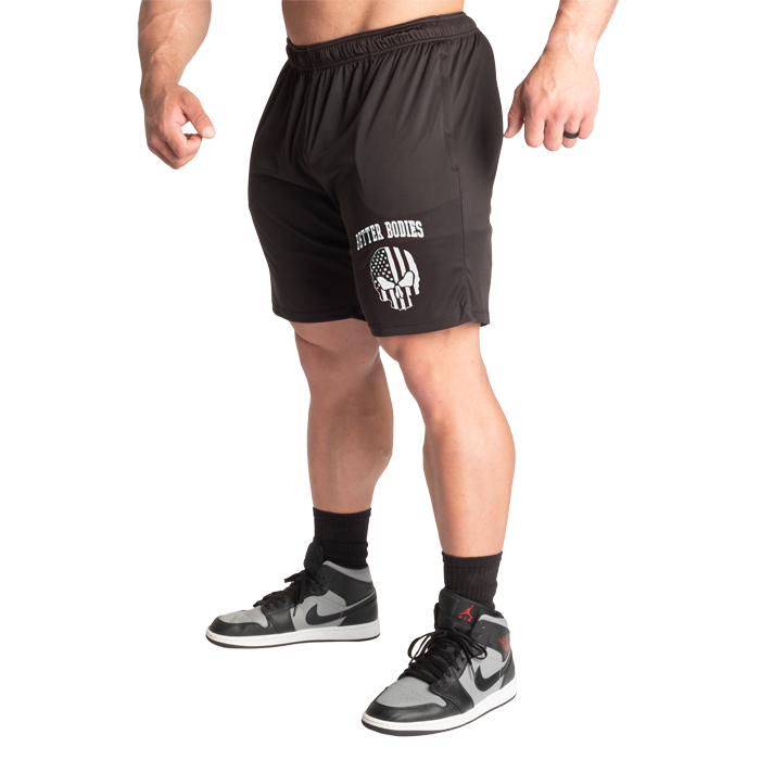 Skull Funktion Shorts Svart Vit