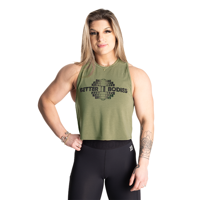 Empire Loose Racerback, Washed Green