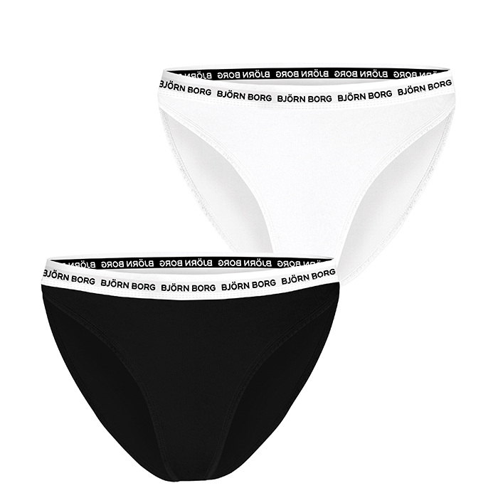 Björn Borg 2-Pack Core Logo HW Brief Black/White