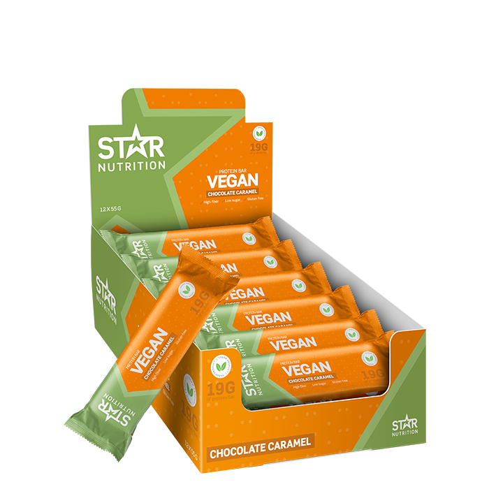 Läs mer om 12 x Star Nutrition Vegan Protein bar, 55 g