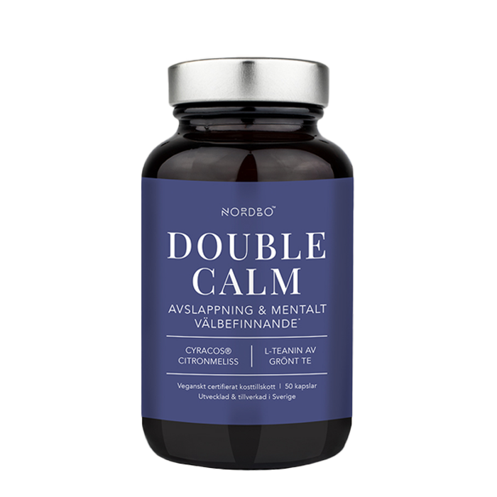 Double Calm Citronmeliss L-teanin 50 kapslar