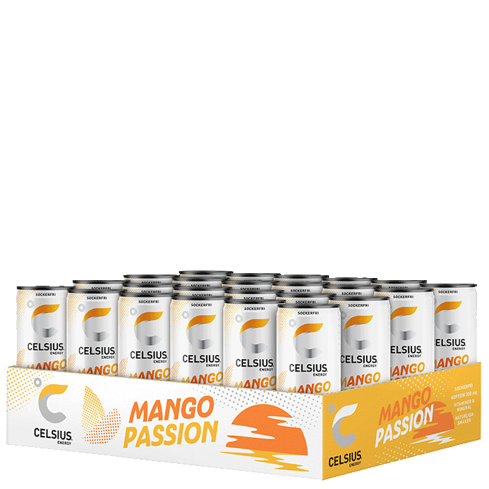 Läs mer om 24 x Celsius, 355 ml, Mango Passion
