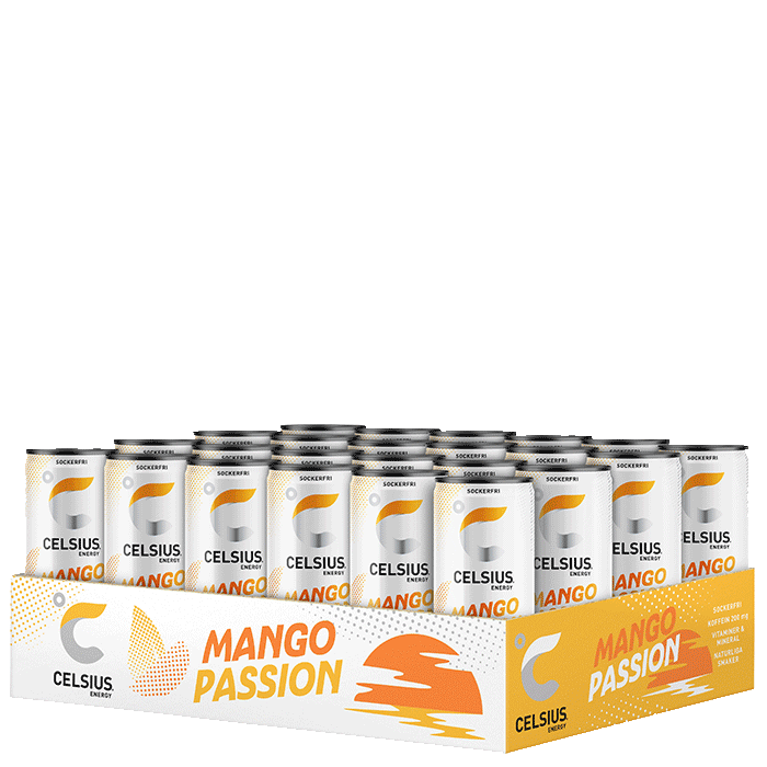 24 x Celsius, 355 ml, Mango Passion