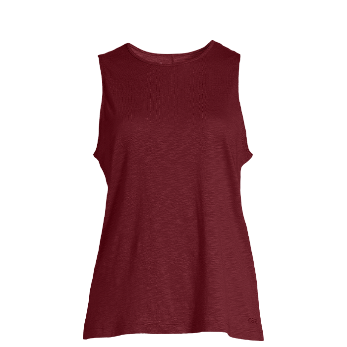 Soft Texture Tank, Evening Red
