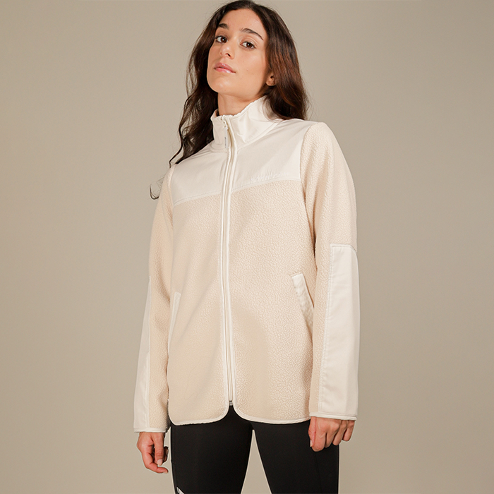 Röhnisch Phoebe Pile Jacket Vanilla Ice