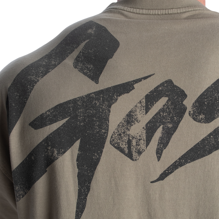 Washed T-shirt Gr&ouml;n