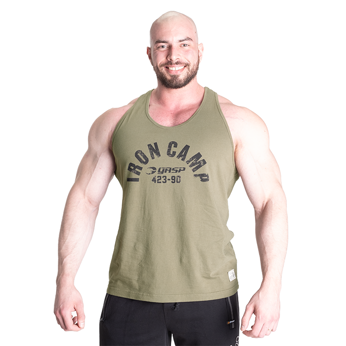 Throwback Tank,Washed Green