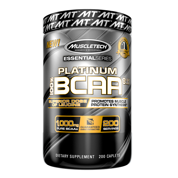 Bild av 100% Platinum BCAA 8:1:1, 200 caps