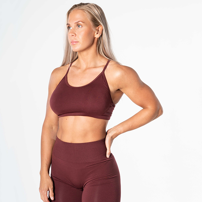 Relode Prime Seamless Top,Red