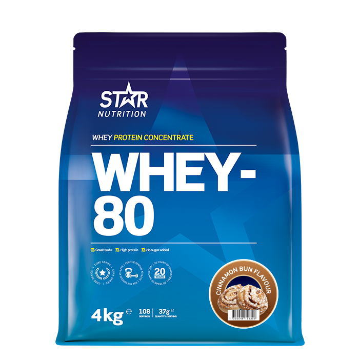 Läs mer om Whey-80 Vassleprotein 4 kg