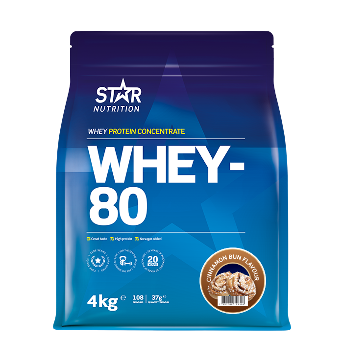 Whey-80 Vassleprotein 4 kg