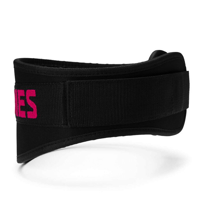 Womens gym belt, Black/pink