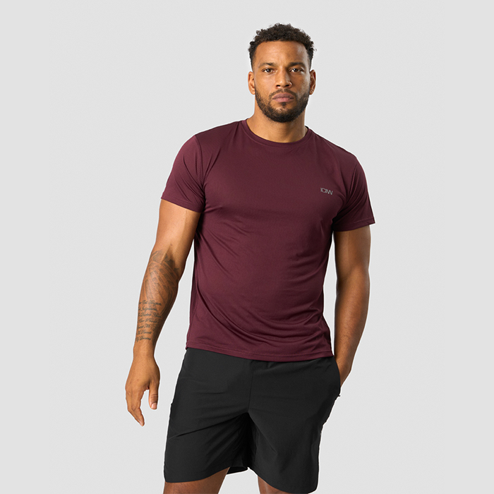 Läs mer om Ultimate Training Tee, Burgundy