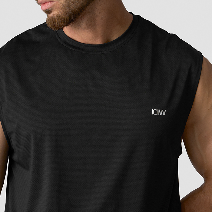 Stride Sleeveless T-shirt Svart