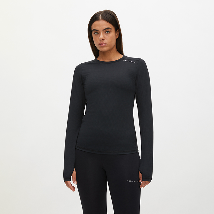 Jacquard Long Sleeve Svart