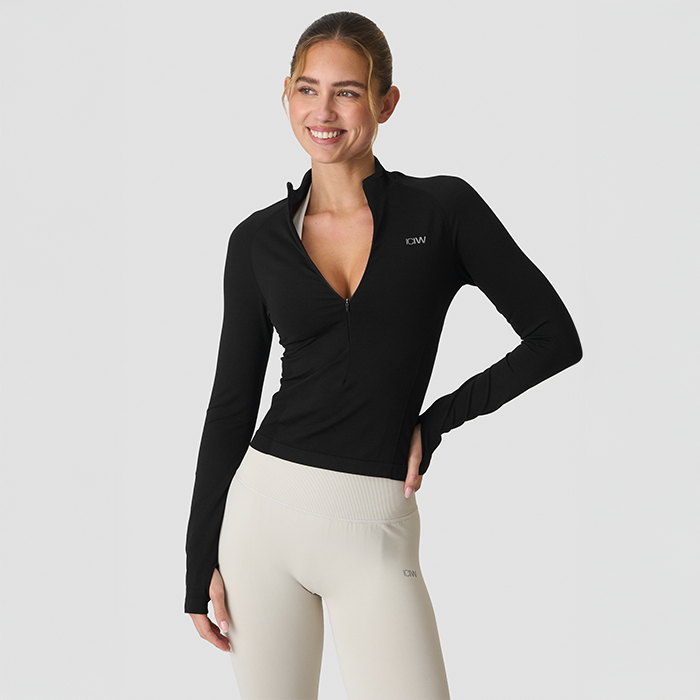 Define Halv-Zip Tröja Svart