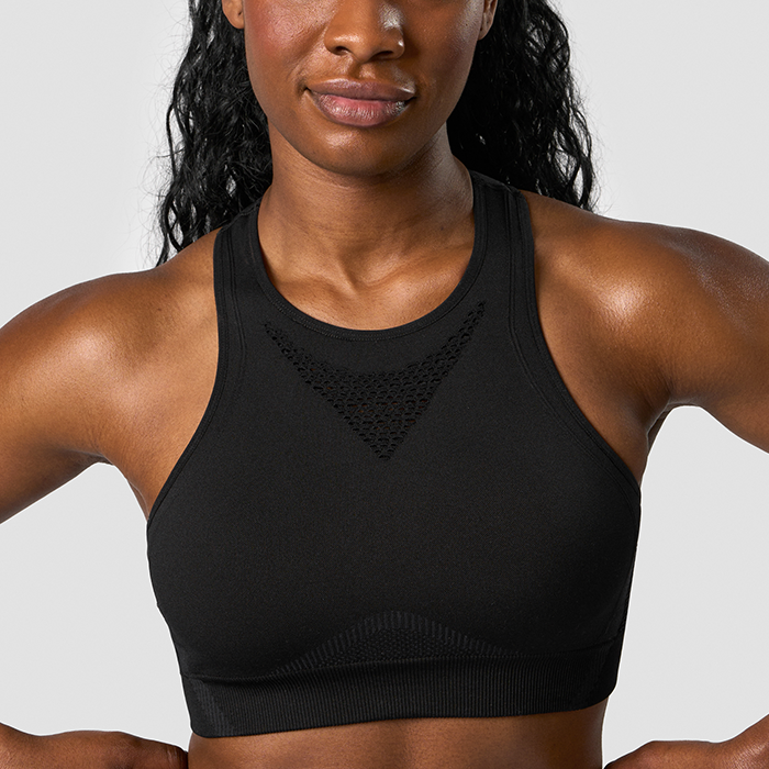 Impact Seamless Sports Bra, Black 7754