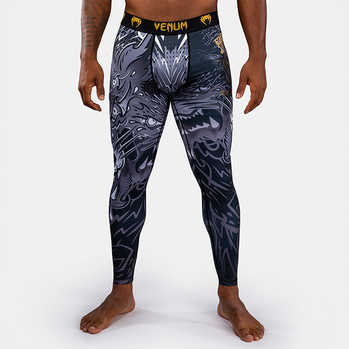 Venum Wolf Atak Kompressionstights Svart Gr&aring;