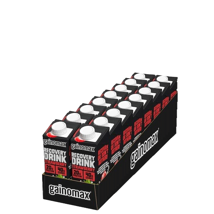 16 x Gainomax Recovery 250 ml Strawberry