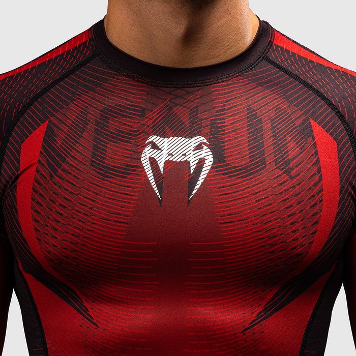 Venum GALACTIC 3.0 Long Sleeve Rashguard Red/Silver