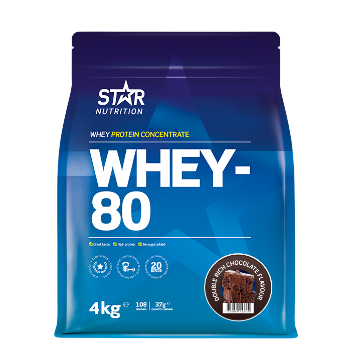 Whey-80 Vassleprotein 4 kg