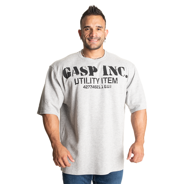 Iron Thermal T‑shirt Gråmelerad
