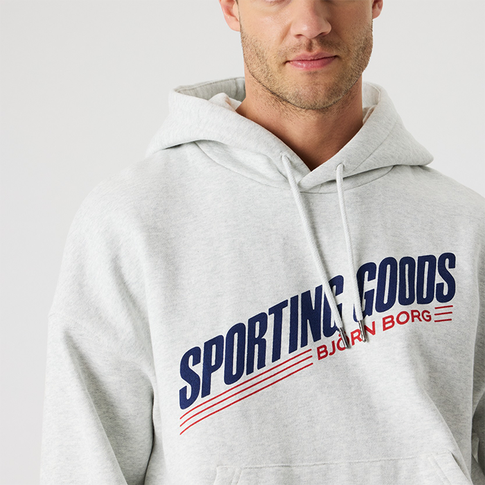 Oversized Hoodie Ljusgr&aring;