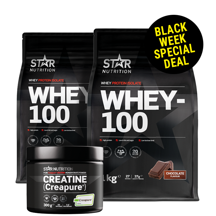 2 x Whey-100 + Creatine Creapure