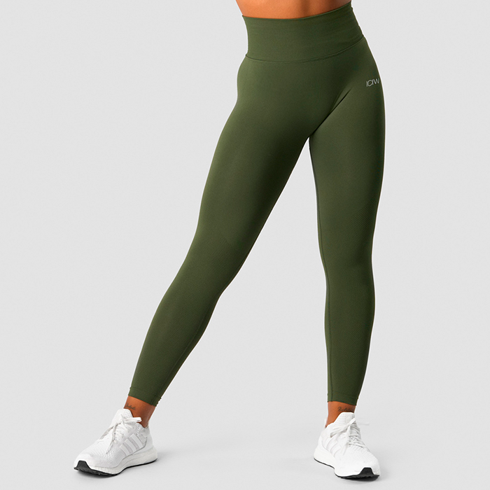 Define Seamless Scrunch Tights,Autumn Green