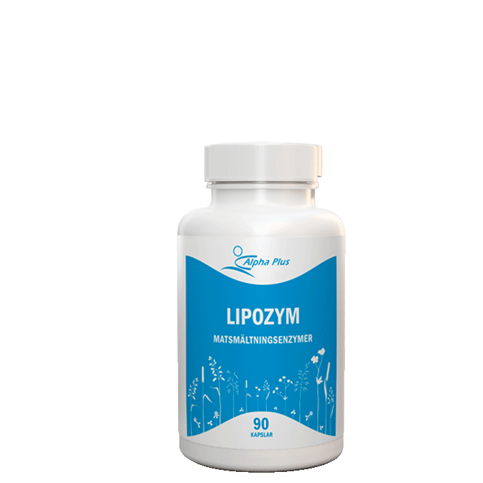 Alpha Plus LipoZym Matsmältningsenzymer 90 kapslar